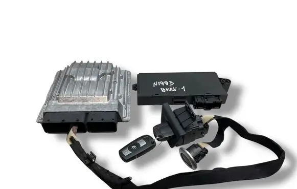 BMW 1 E81 E87 Engine ECU kit and lock set 7621178 6954718 9237047