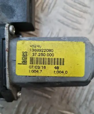 Peugeot Boxer Front door window regulator with motor 1368922080