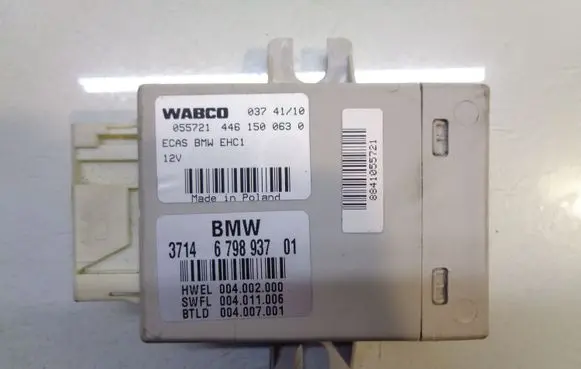 BMW 5 F10 F11 Air suspension control unit module (rear) 6798937 3714679893701