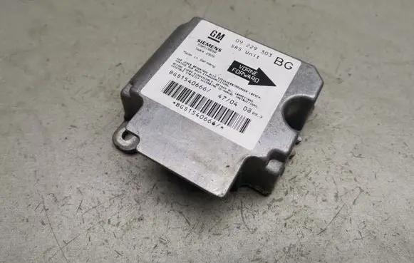 Opel Zafira A Airbag control unit/module 09229303