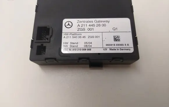 Mercedes-Benz E W211 Gateway control module A2114452600 A2115403545