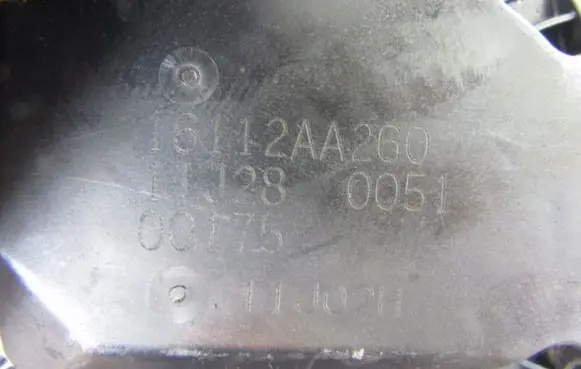 Subaru Legacy Electric throttle body valve 16112AA260