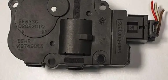 BMW 5 F10 F11 A/C air flow flap actuator/motor EFB330