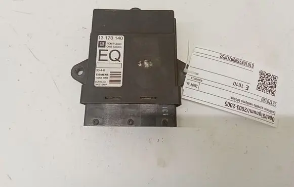 Opel Signum Door central lock control unit/module 13170140