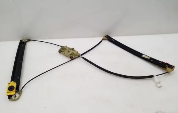 Audi A6 S6 C6 4F Front door window regulator with motor 4F0837461D
