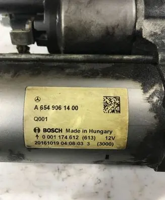 Mercedes-Benz E W213 Starter motor A6549061400 0001174612