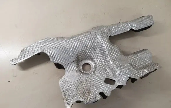 Heat shield in engine bay