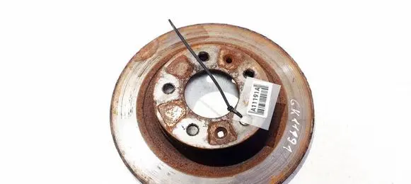 Mazda 6 Rear brake disc NEVENTILIUOJAMAS