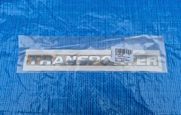 Volkswagen Transporter - Caravelle T6 Rear loading door model letters 7E0853687-BAX 7E0853687
