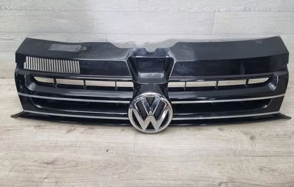 Volkswagen Multivan T5 Front bumper upper radiator grill 7E5853651D