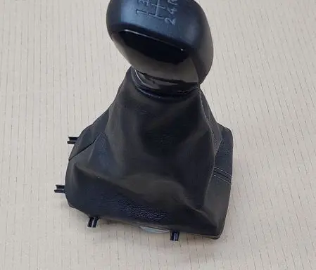 Gear lever shifter trim leather/knob