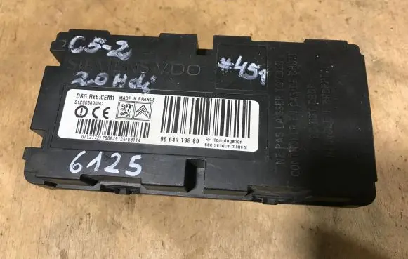 Citroen C5 Tire pressure control unit 9664919880 S126064005C