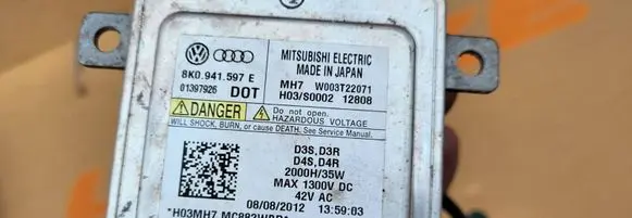 Audi A6 C7 Headlight ballast module Xenon 8K0941597E 01397926 W003T22071
