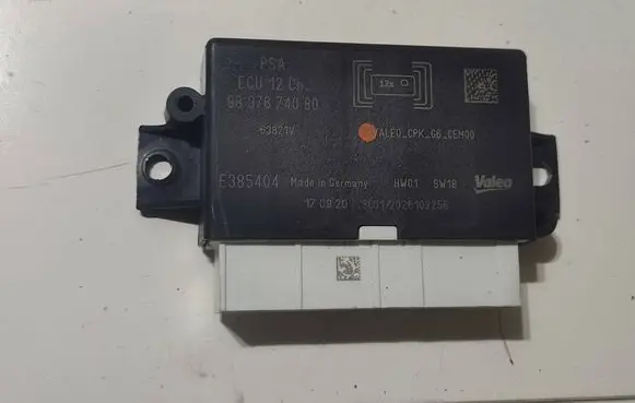 Peugeot 2008 II Parking PDC control unit/module 9837674080