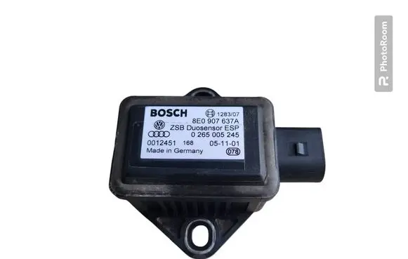 Audi A4 S4 B6 8E 8H ESP acceleration yaw rate sensor 8E0907637A 0265005245