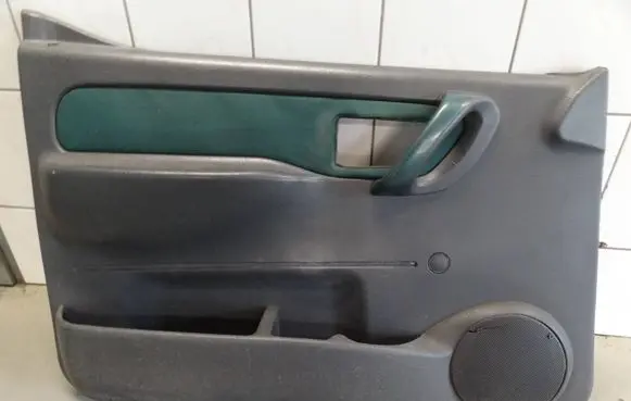 Citroen Berlingo Front door card panel trim 9619225977