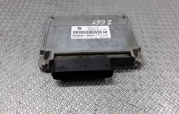 Volkswagen Touareg I Gearbox control unit/module 0AD927755T