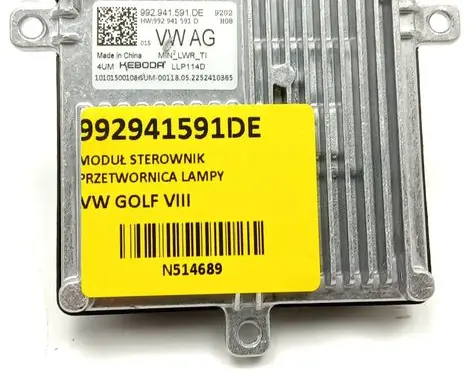 Volkswagen Golf VIII Xenon control unit/module 992941591DE