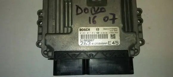 Fiat Doblo Engine control unit/module 0281017012 51889887 412580BAM