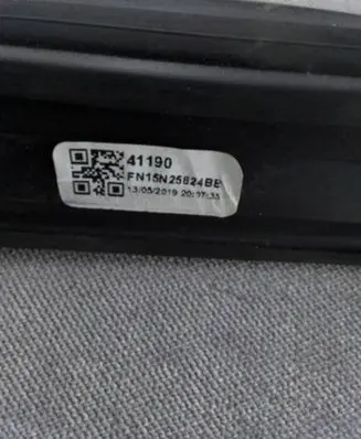 Ford Ecosport Rubber seal rear door FN15N25824BB 41190