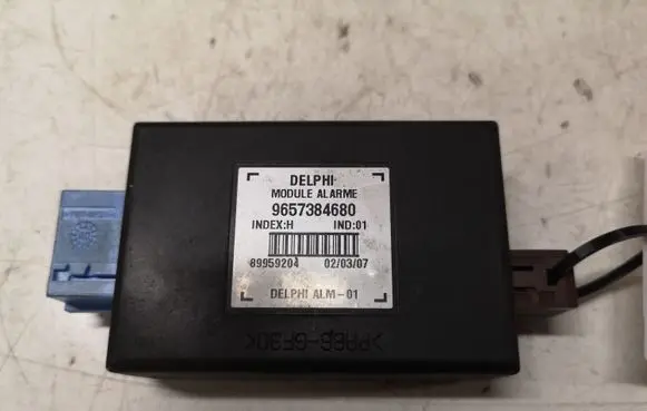 Peugeot 407 Alarm control unit/module 9657384680