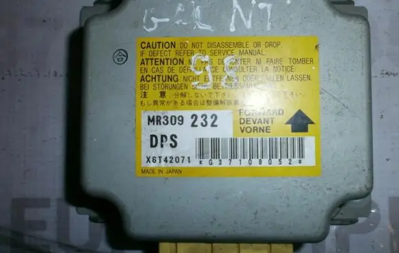 Mitsubishi Galant Airbag control unit/module MR309232 x6t42071