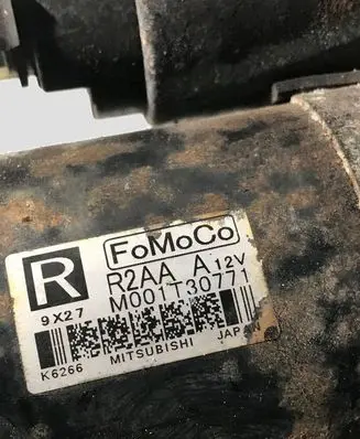Mazda 6 Starter motor M001T30771 R2AAA12V