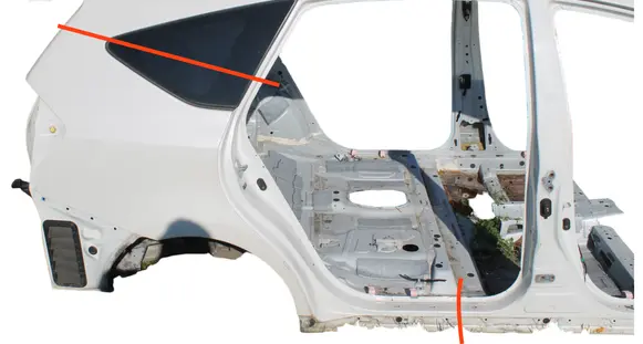 Toyota Prius+ (ZVW40) Rear quarter panel 