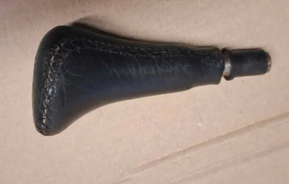 Mercedes-Benz W123 Gear lever shifter trim leather/knob 
