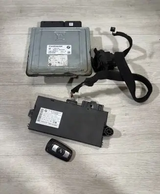 BMW 3 E90 E91 Engine ECU kit and lock set 7640015 9226238 DMEMSD812