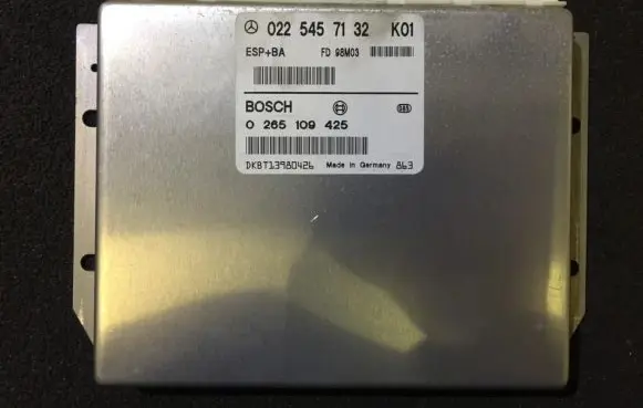 Mercedes-Benz A W168 ESP (stability system) control unit 0265109425 0225457132