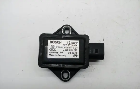 Audi A6 S6 C5 4B ESP acceleration yaw rate sensor 8E0907637A 0265005245
