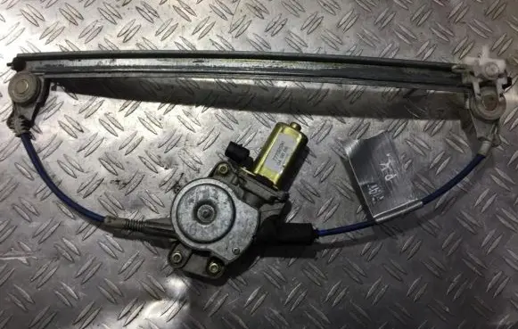 Sliding door window regulator with motor
