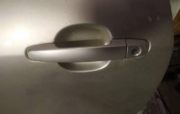 Front door exterior handle