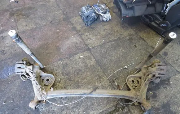 Rear beam