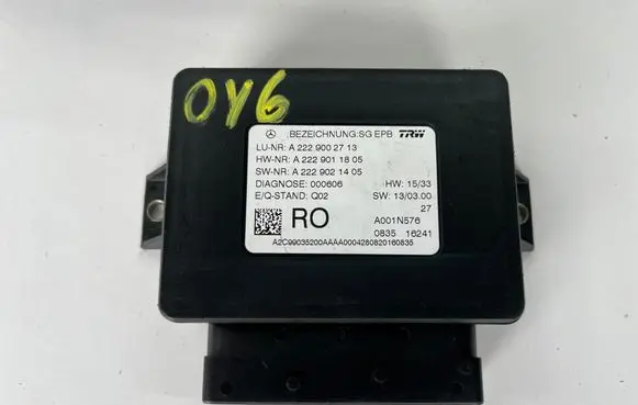 Mercedes-Benz S W222 Hand brake control module A2229002713 A2229011805 A2229021405