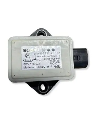 Audi A4 S4 B8 8K ESP acceleration yaw rate sensor 8K0907637A 0265005667 7008573