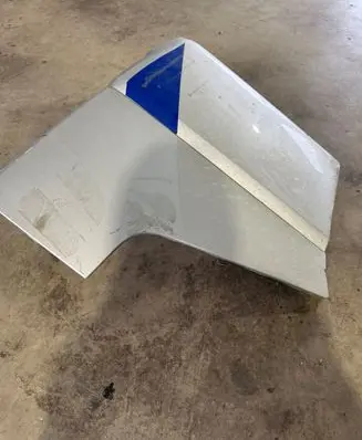 Rear bumper corner part panel trim