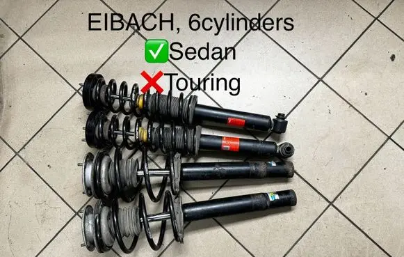 BMW 5 E39 Rear shock absorber/damper 3314VNEB107BG KBA90517 EW2053002HA
