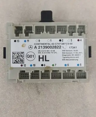 Mercedes-Benz S W222 Door control unit/module A2139002822