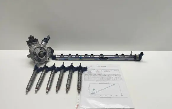 BMW 5 F10 F11 Fuel injection system set 7823461 782346101 0445117030