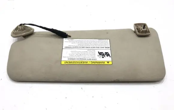 Jaguar XF Sun visor