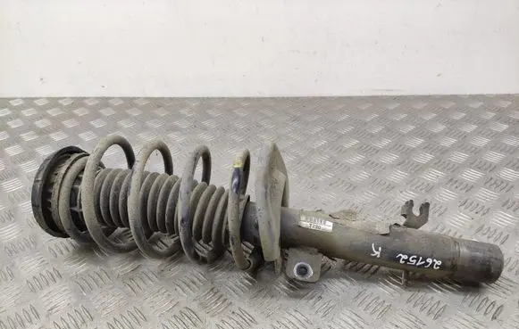 Front shock absorber with coil spring