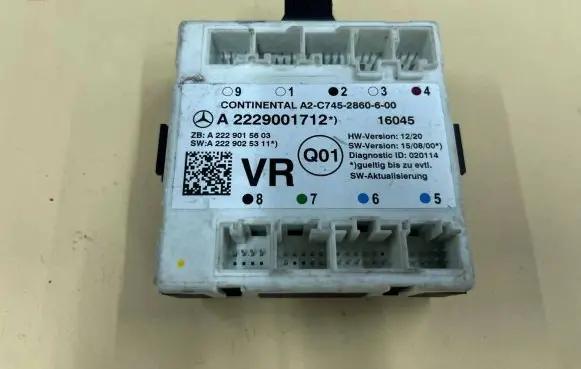 Mercedes-Benz C W205 Door control unit/module A2229001712 A2229015603 A2229025311