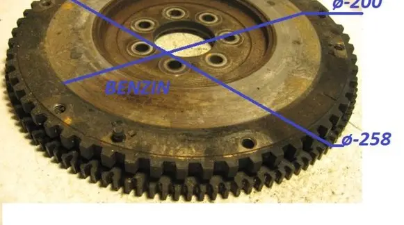 Renault Clio II Flywheel 181209A0058 BBCBB