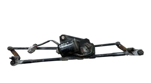 Front wiper linkage and motor