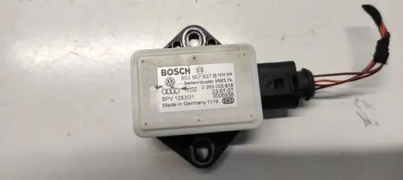 Audi A6 S6 C6 4F ESP acceleration yaw rate sensor 8E0907637B 0265005618 3006938