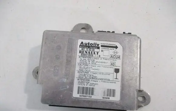 Renault Megane II Airbag control unit/module 