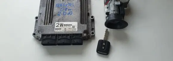 Nissan Qashqai Engine control unit/module 23710JD78B 0281013855