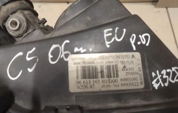 Citroen C5 Headlight/headlamp 9661316580 89035114